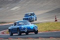 Alpine A110 bleu 3/4 avant droit