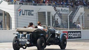 Bentley Blower vert 3/4 arrière droit