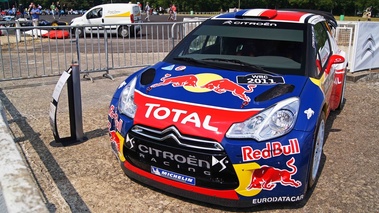 Citroën DS3 WRC 2011 3/4 avant gauche