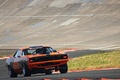 Plymouth Barracuda orange 3/4 avant droit