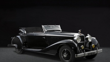 Hispano Suiza K6 Cabriolet Letourneur & Marchand, noir, 3-4 avd