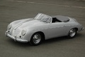 Porsche 356 Carrera Speedster, gris, plongée 3-4 avg