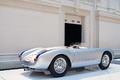 Porsche 550 Spyder gris 3/4 arrière droit