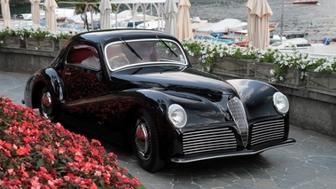 Alfa Romeo 6C 2500 SS, noire, 3-4 avd