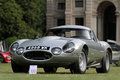 Jaguar Type E Lightweight gris 3/4 avant gauche