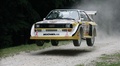 Audi quattro, action, rally stage