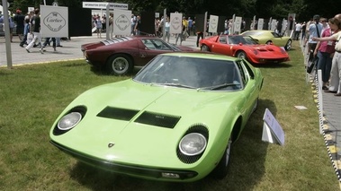 Supercars, Lamborghini Miura, verte, 3-4 avg