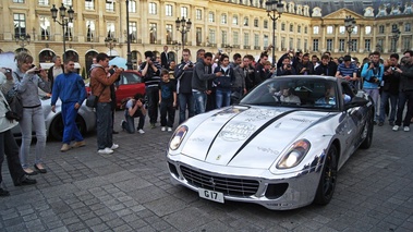 Ferrari 599 GTB Fiorano chrome 3/4 avant gauche