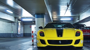 Ferrari 599 GTO jaune face avant