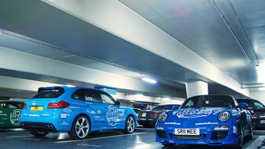 Porsche 997 Speedster bleu & TechArt Magnum 