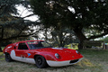 Lotus Europa rouge/blanc 3/4 avant droit