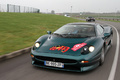 Jaguar XJ220 vert 3/4 avant gauche travelling