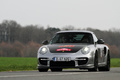 Porsche 997 GT2 RS gris 3/4 avant gauche 2