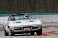 Chevrolet Corvette C2 Cabriolet gris 3/4 avant droit penché