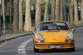 Porsche 911 Carrera orange face avant