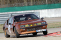 Renault Alpine marron 3/4 avant droit penché