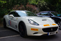 Ferrari California blanc 3/4 avant droit