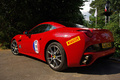 Ferrari California rouge 3/4 arrière gauche