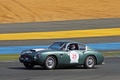 Aston Martin DB4 GT Zagato vert 3/4 avant gauche filé