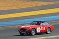 Ferrari 225 Vignale rouge/noir 3/4 avant gauche filé