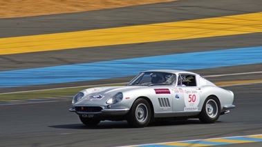 Ferrari 275 GTB/4 SWB gris 3/4 avant gauche filé