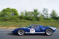 Ford GT40 bleu profil travelling