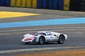 Porsche 906 blanc 3/4 avant gauche filé 2