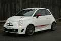 Abarth 500 Esseesse - Blanche - 3/4 avant gauche