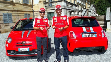 Abarth 695 Tributo Ferrari Alonso et Massa