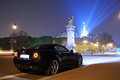 Alfa Romeo 8C Competizione noir pont Alexandre III 3/4 arrière droit