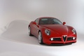 Alfa Romeo 8C Competizione rouge 3/4 avant droit