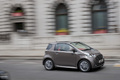 Aston Martin Cygnet anthracite 3/4 avant droit filé