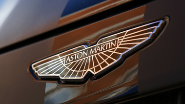 Aston Martin Cygnet noir logo