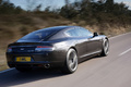 Aston Martin Rapide anthracite 3/4 arrière droit penché