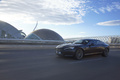 Aston Martin Rapide anthracite 3/4 avant gauche travelling