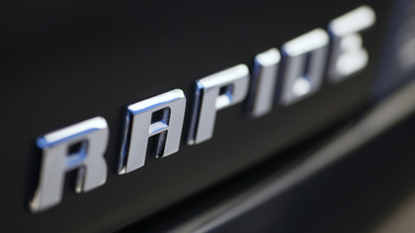 Aston Martin Rapide anthracite logo Rapide