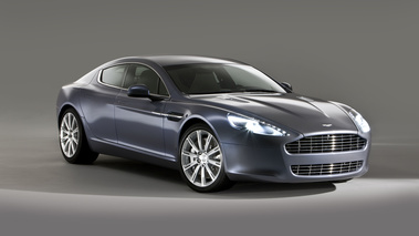 Aston Martin Rapide bleu 3/4 avant droit 2