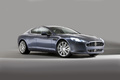 Aston Martin Rapide bleu 3/4 avant droit