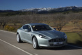 Aston Martin Rapide vert 3/4 avant droit travelling