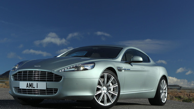 Aston Martin Rapide vert 3/4 avant gauche 4