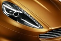 Aston Martin Virage orange phare avant