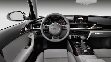 Audi A6 - habitacle gris - tableau de bord