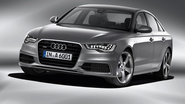 Audi A6 S-Line - Grise - 3/4 avant gauche