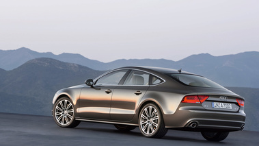 Audi A7 Sportback -marron - 3/4 arrière gauche