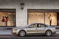 Audi A8 - beige - profil gauche