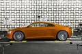 Audi e-Tron marron sale insonorisée profil 2