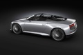 Audi e-Tron Spyder gris 3/4 arrière gauche vue de haut