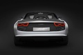 Audi e-Tron Spyder gris face arrière