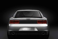 Audi Quattro Concept blanc face arrière aileron baissé