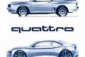 Audi Quattro Concept & SWB profil dessin debout